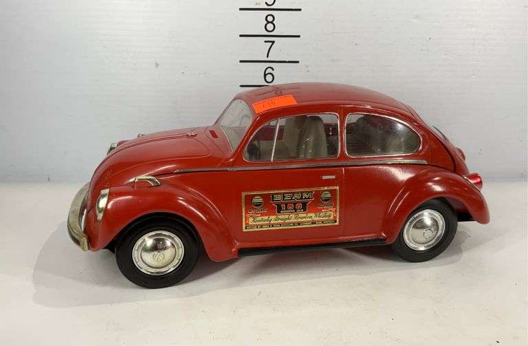 Jim Beam 1973 Volkswagen Beetle decanter Hash Auctions