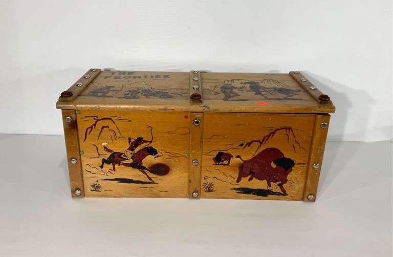 Toy box, The Frontier, 30x15x12 Hash Auctions