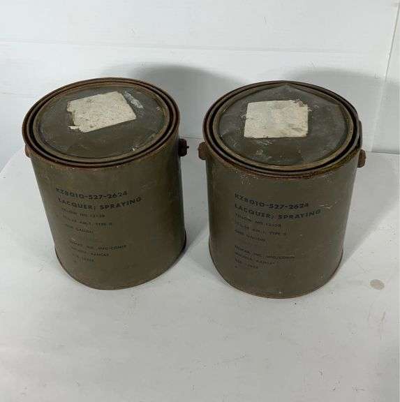 Military Surplus Yellow Lacquer Spraying paint Hash Auctions
