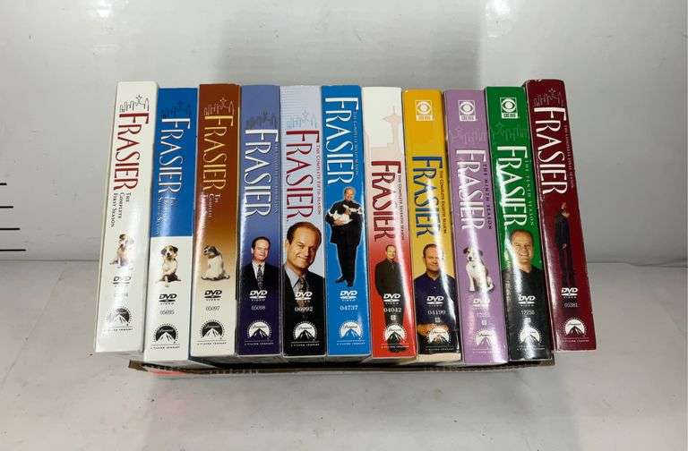 TV show Frasier seasons 1 through 10 and the complete final season Hash Auctions