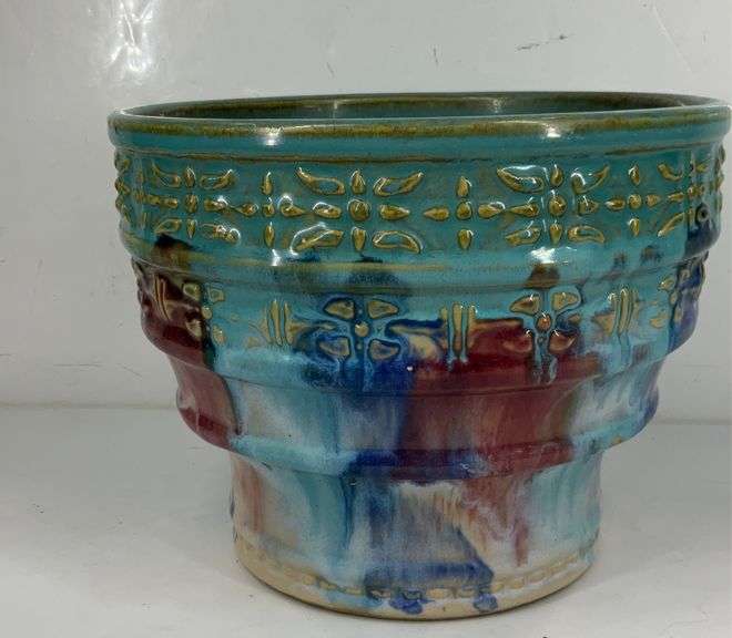 Early Hall pottery planter Hash Auctions