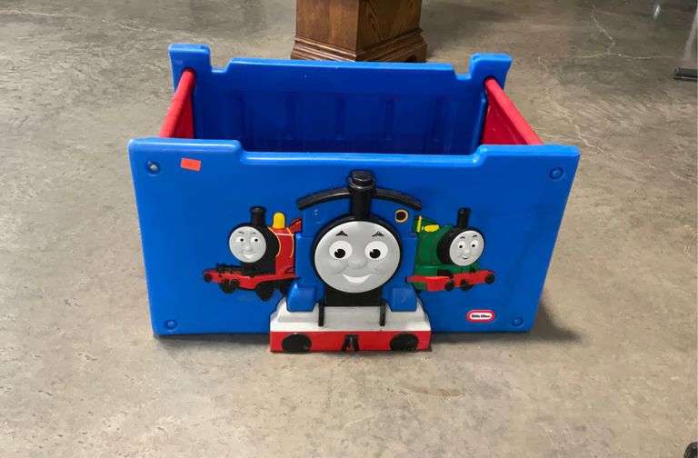 Thomas the Train Little Tikes Toy Box No top Lid Hash Auctions