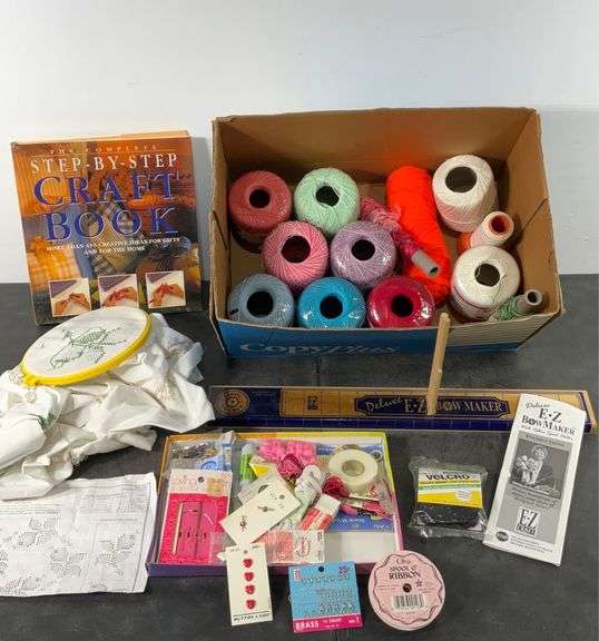 Craft supplies, craft book, deluxe EZ now maker, yarn, and more Hash