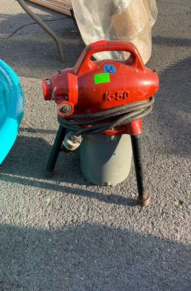Ridgid K 50 Sectional Drain Cleaning Machine Hash Auctions