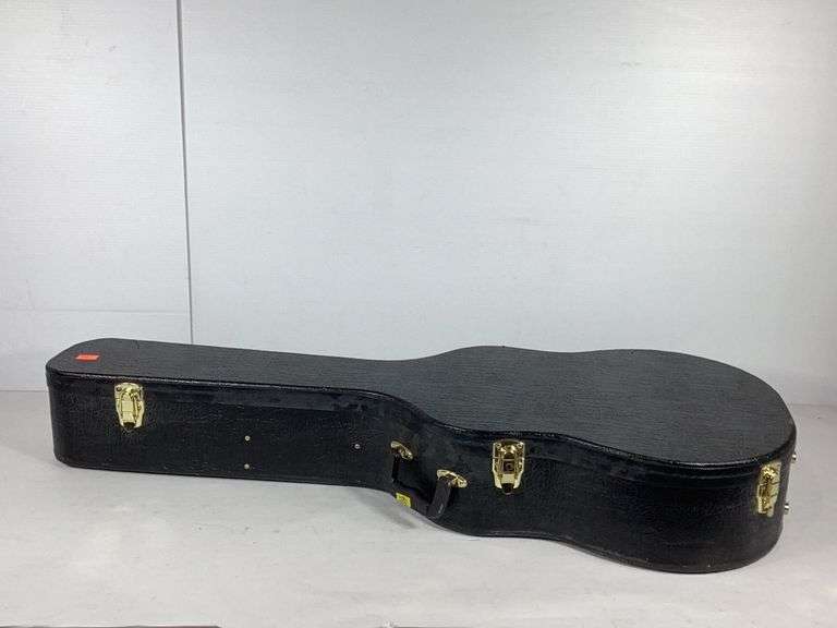HardShell Locking Acoustic Guitar Case, Keys & Picks included (sc HV