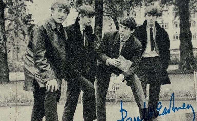 Vintage Beatles Trading Card condition as shown