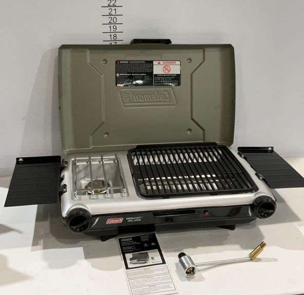 Coleman Camp Grill/Stove+, instastart grill stove new unused wirh box