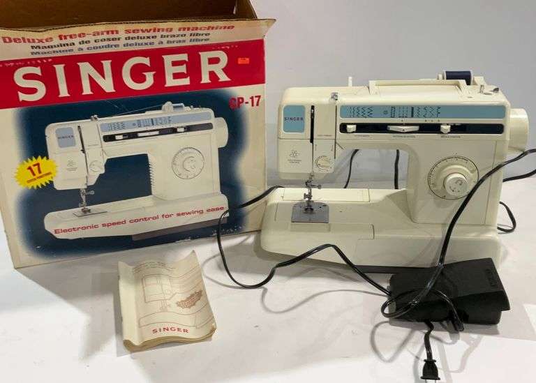 Singer CP17 Sewing Machine works Hash Auctions