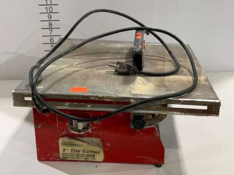 Northern Industrial Tool, 7” Tile Cutter, working Hash Auctions