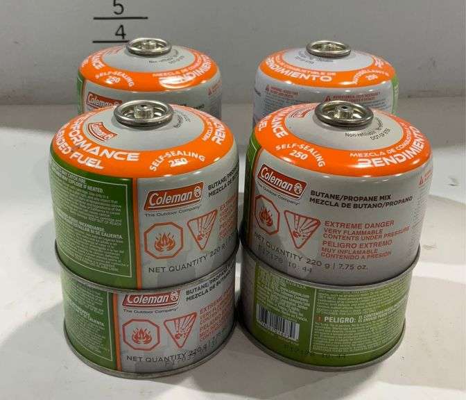8Coleman Butane Propane Mix performance blended fuel, 7.75 oz cans