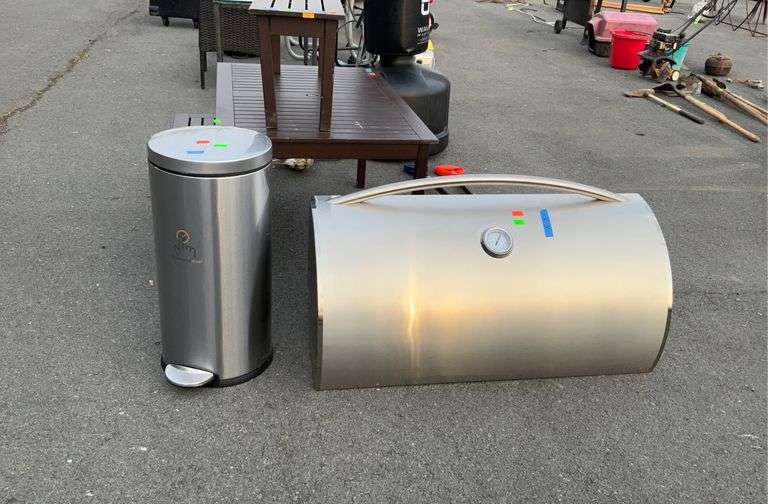 Blaze Stainless Propane grill Cylinder Hood door part only, stainless