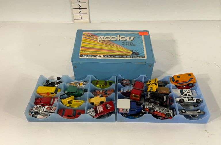 Peelers car case with cars Hash Auctions