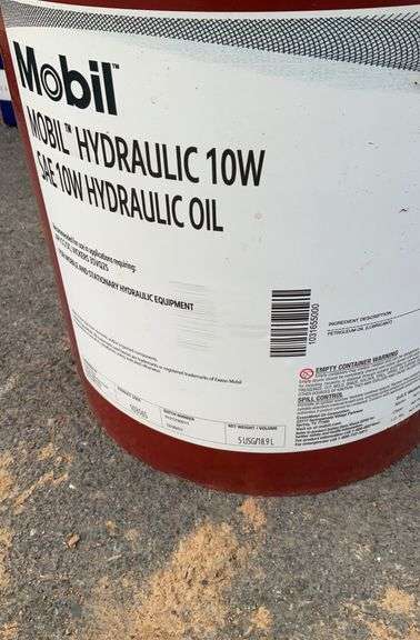 Mobil Hydraulic 10W SAE 10W Hydraulic Oil 5gal Unopened Hash mobil-hydraulic-10w-sae-10w-hydraulic-oil-5gal-unopened-hash