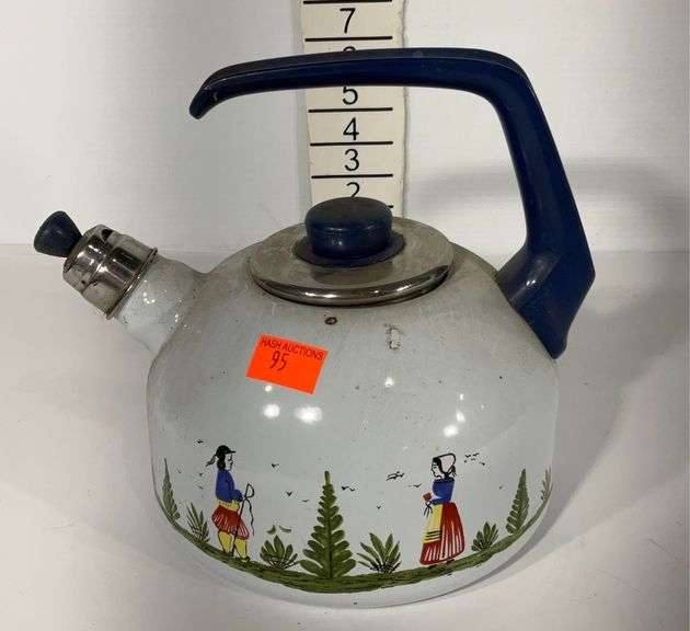 Enamel teapot made in West Germany Hash Auctions