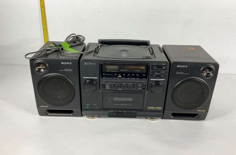 Sony CFD440 CD Radio Cassette Recorder Hash Auctions