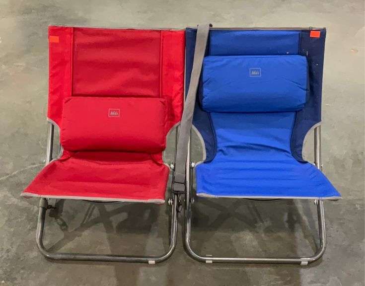 Two REI low folding chair Hash Auctions