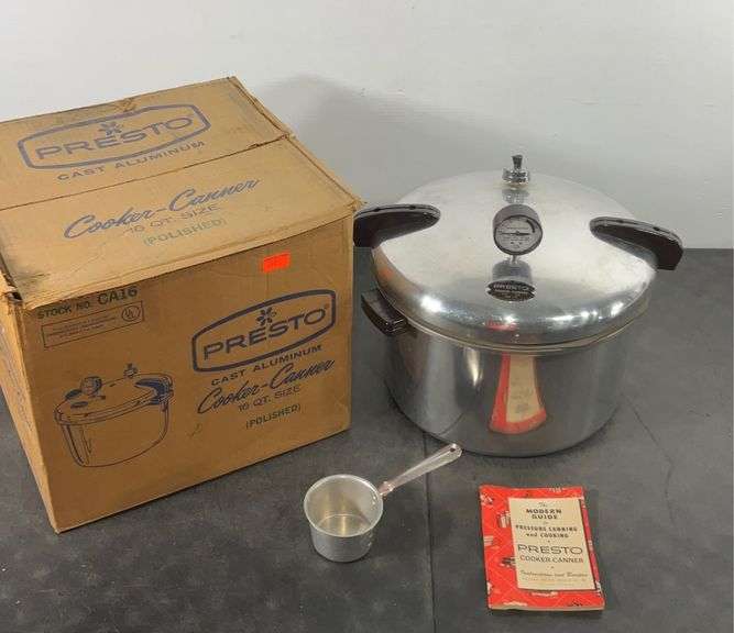 Presto pressure cooker and canning 16 quart Hash Auctions
