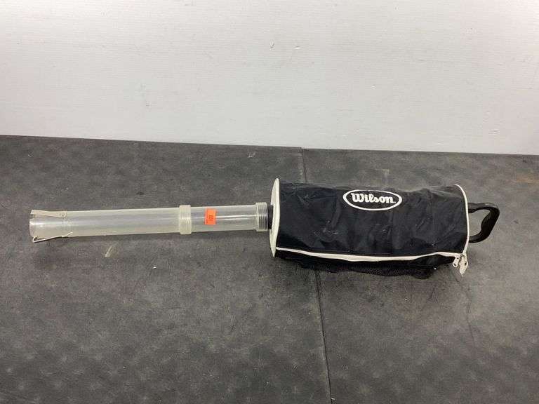 Wilson Golf Ball Retriever, nearly full with Golf Balls, end of tube