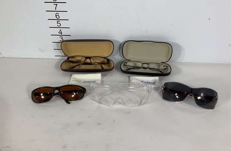 Glasses, sunglasses, and safety glasses Hash Auctions