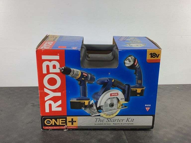 Ryobi Starter Kit (new in box) Hash Auctions