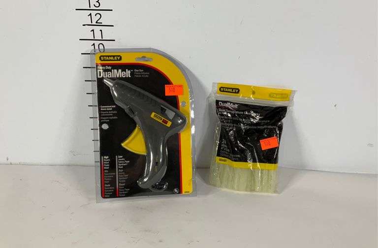 Stanley dual melt glue gun with glue sticks Hash Auctions
