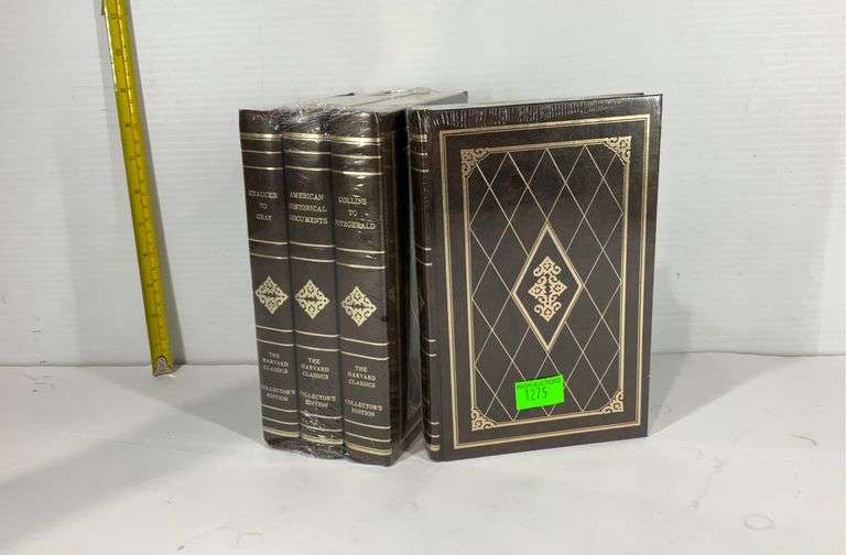 4 Harvard Classics Collector’s Edition books, all new and sealed Hash