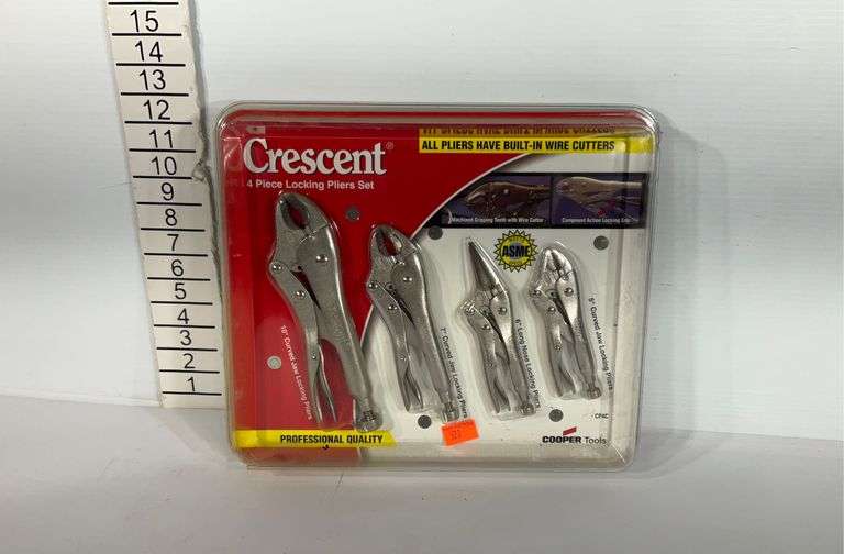 Crescent four piece locking pliers set Hash Auctions