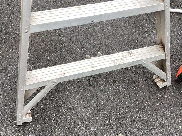 Aluminum Orchard Ladder by Stokes Ladders Hash Auctions