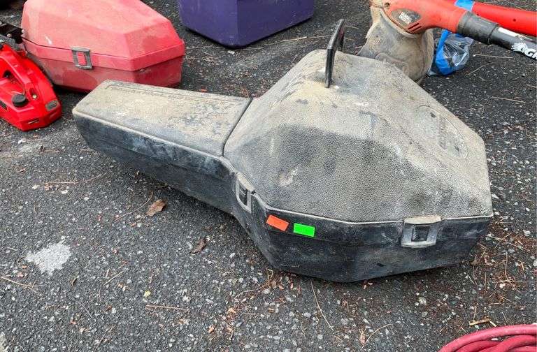 Empty Craftsman chainsaw case. Hash Auctions