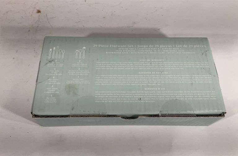 Lenox flatware set, new in box, 29 pieces total, stonecliff pattern