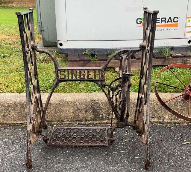 Singer sewing machine foot pedal metal base Hash Auctions