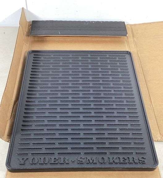 Yoder Smokers Castiron Griddle 19 3/4”x15 1/2” Hash Auctions