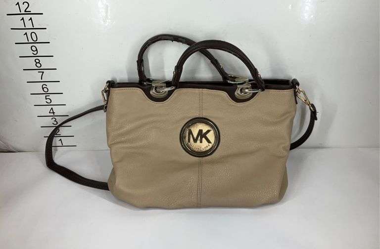 Michael Kors purse, handles show wear, stains Hash Auctions