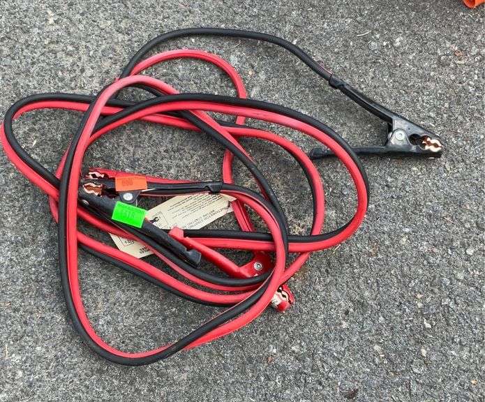 Set of battery jumper cables Hash Auctions