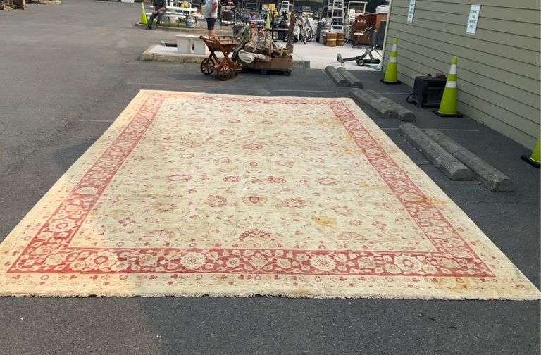 Large area Handmade Turkish rug fine wool 11’5”x20’1”. Will need