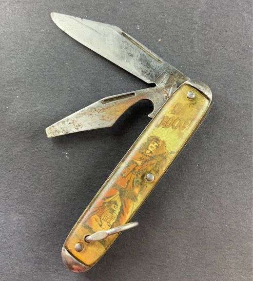 Davey Crocket pocket knife Hash Auctions