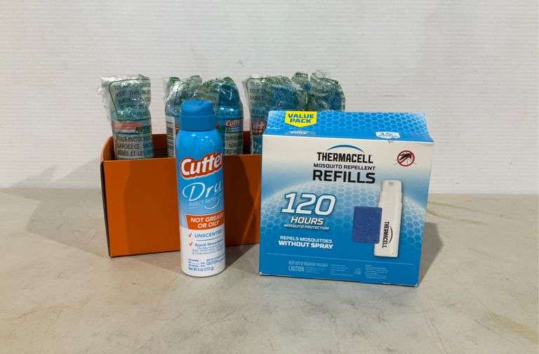 Cutter insect repellent spray and mosquito repellent refills Hash