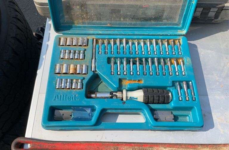 Allied ratchet/screwdriver set Hash Auctions