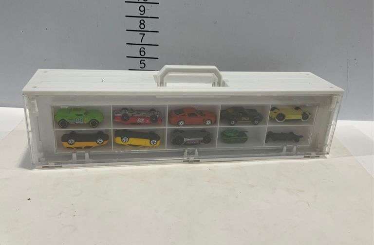 Toy car carrying case and cars Hash Auctions