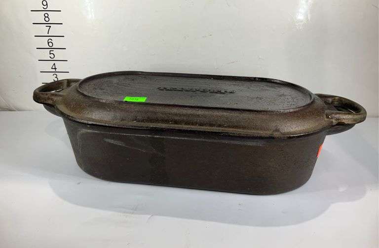 Texsport cast iron roasting pan with lid Hash Auctions