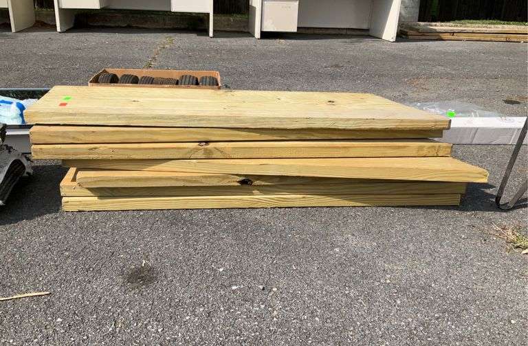 2x12 wood boards, 7pcs total Hash Auctions