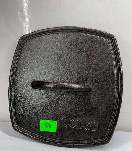 Lodge cast iron bacon press Hash Auctions