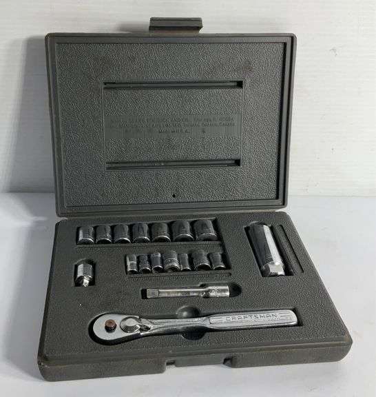 Craftsman socket wrench set Hash Auctions