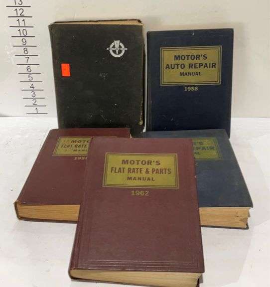 Five automotive flat rate parts manual, Chilton book. Mildew smell