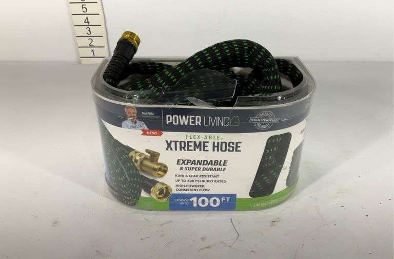 Power living flexable xtreme expandable hose, expands up to 100ft