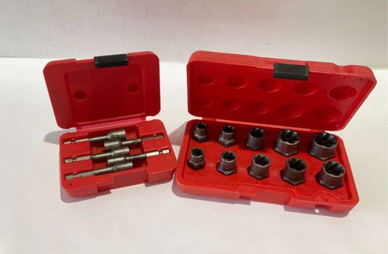2 Craftsman bolt extractor sets. Hash Auctions