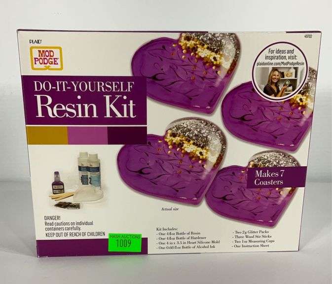 Modge podge do it yourself resin kit. Hash Auctions