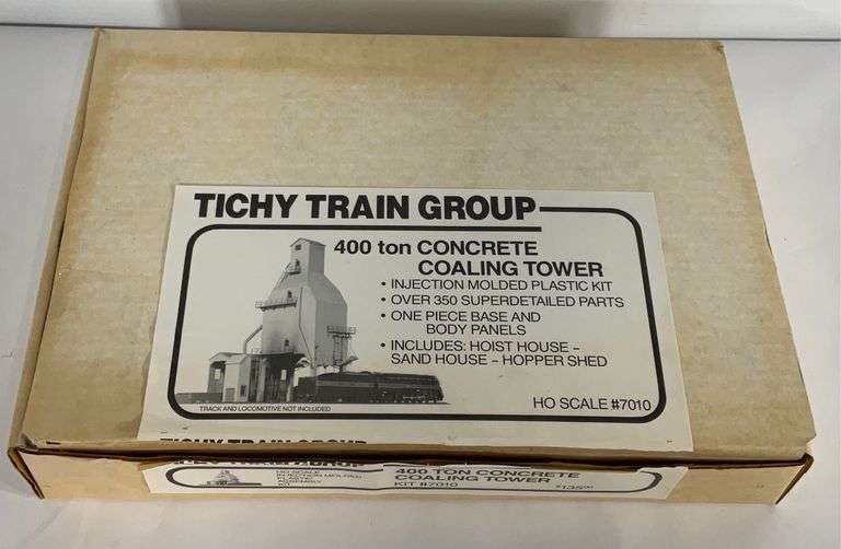 Tichy train group. Concrete coaling tower kit. Hash Auctions