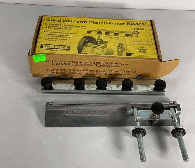 Grind your own planer/jointer blades Tormek sharpening and honing tools