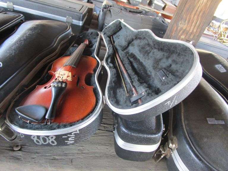 VIOLIN W/CASE Heaverlo Northwest Auctions